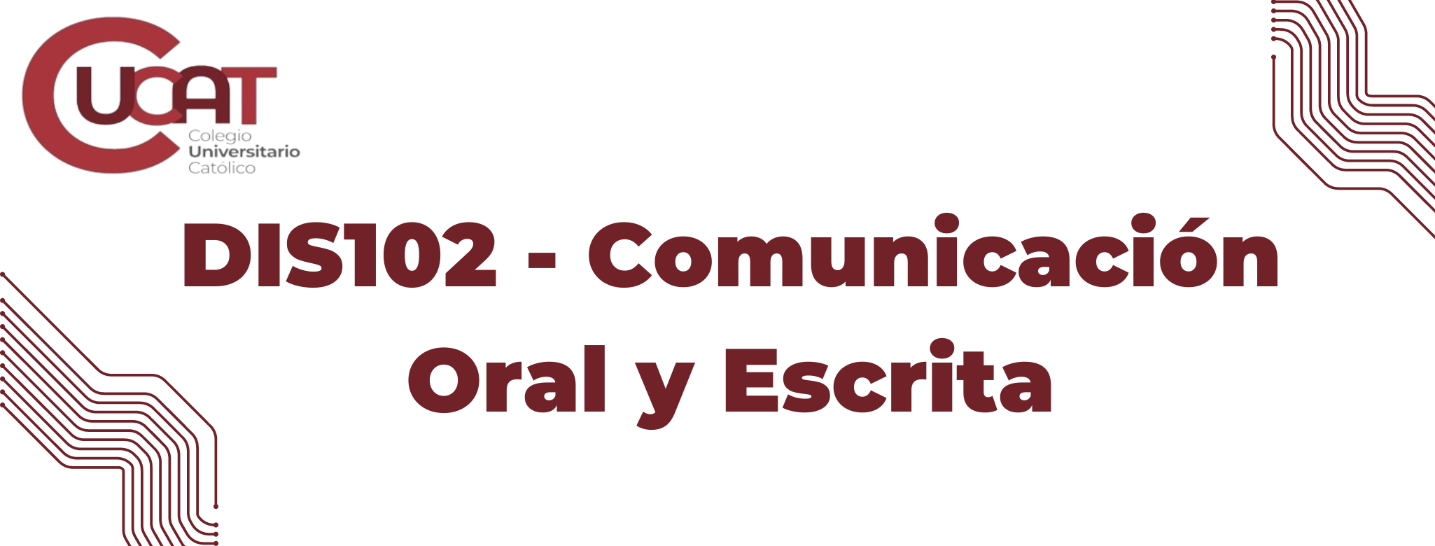 DIS102-Comunicación Oral y Escrita