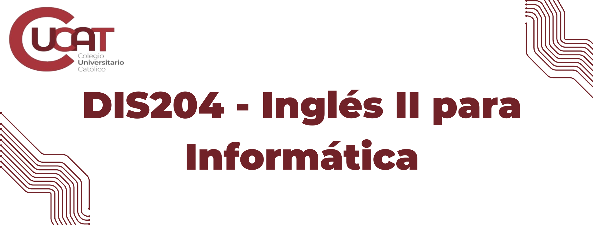DIS204-Inglés II para Informática