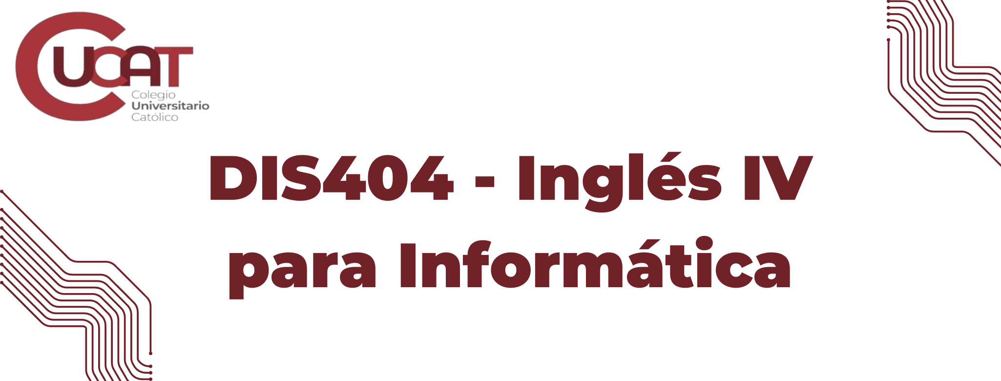 DIS404-Inglés IV para Informática